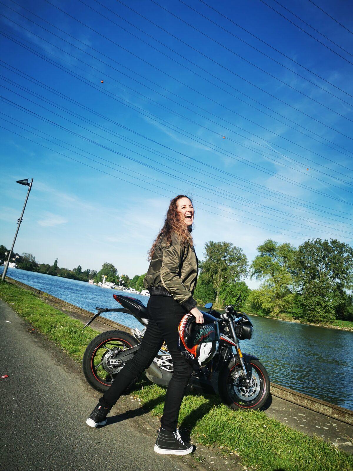 Motogirl Kevlar Motorrad-Leggings Sherrie