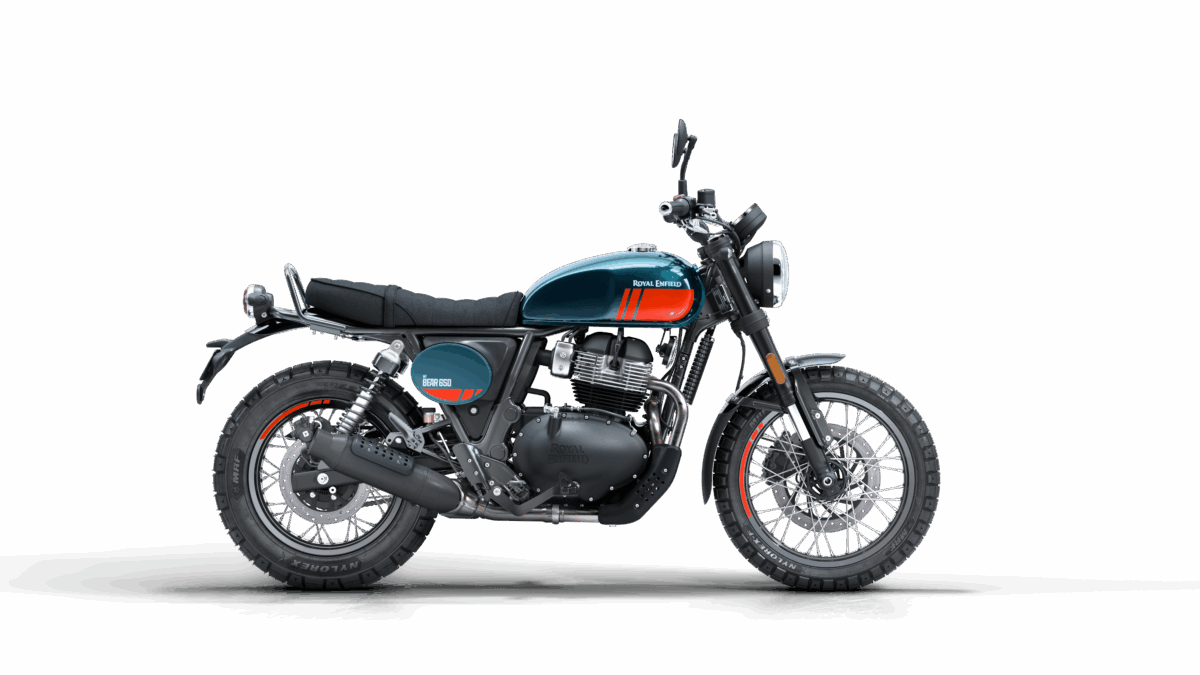 Royal Enfield im Aufwind: Wie eine alte Marke plötzlich wieder ganz vorne mitfährt 6 Royal Enfield Bear 650_RHS_Profile_PetrolGreen